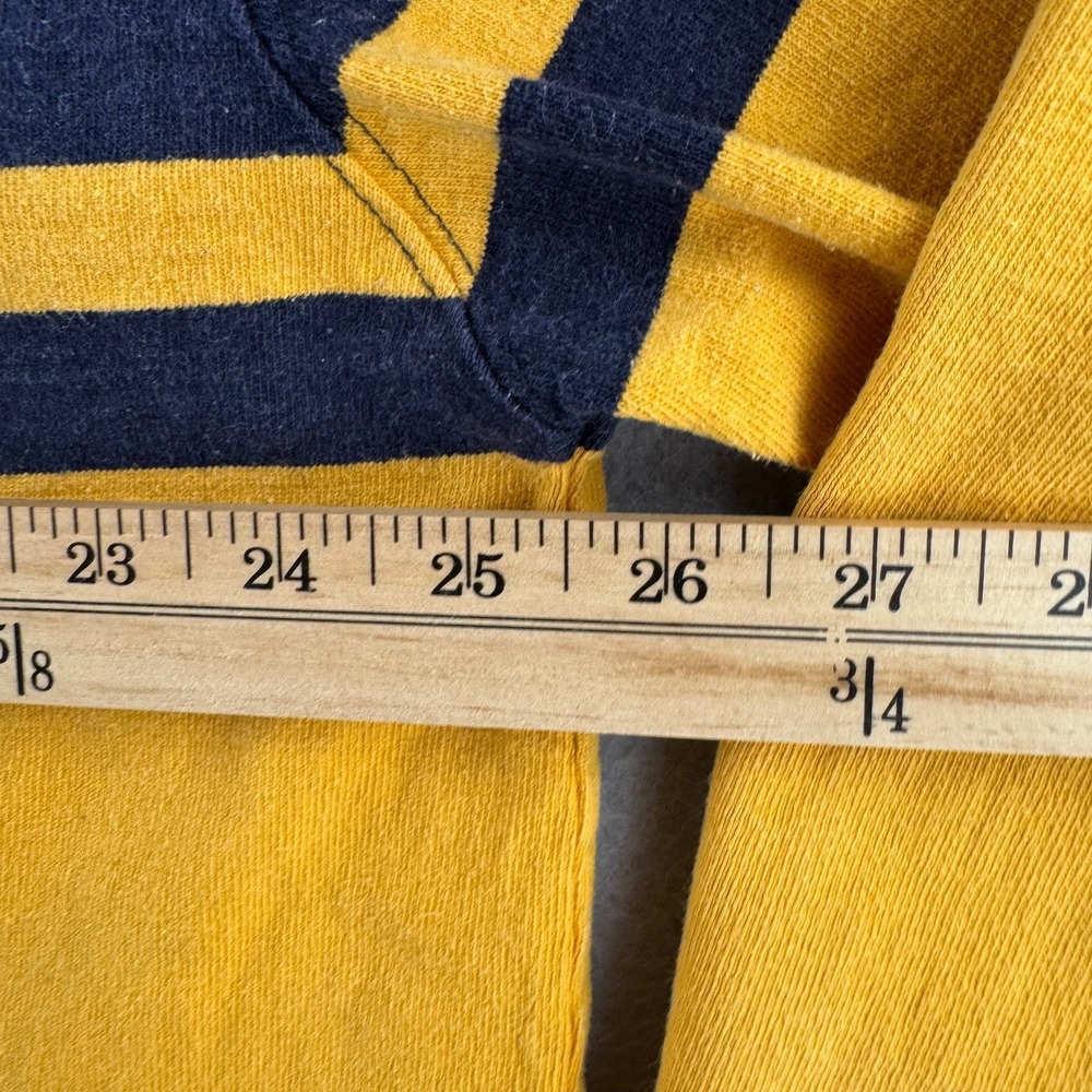 Vintage Mossimo Rugby Shirt Mens XL Blue Heavy Cotton Long Sleeve Polo Y2K - Picture 8 of 11